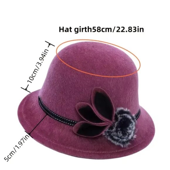 FALL/WINTER BUCKET HAT in Black - Picture 3 of 3